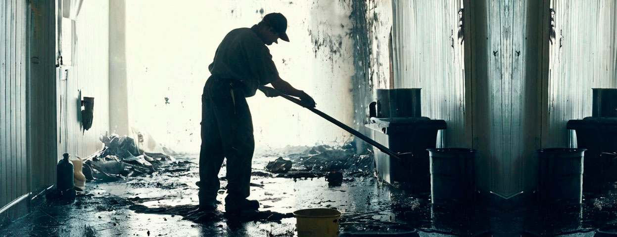Уборка после пожара